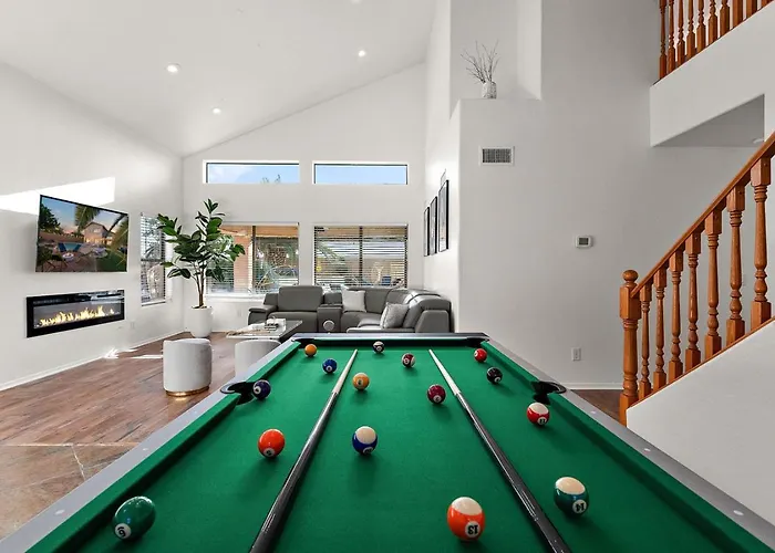 Serenity Splash Upscale Pool Game Lounge Villa Casa Grande